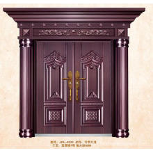 ISO9001standard Luxury exterior hollow steel double doors